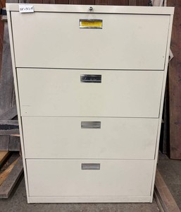 File Cabinet - 4 Drawer Lateral 52 X 36 X 18 in - no key