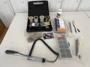 Soldering Supplies Mixed Lot - Autocraft AC860, TE Heat-Shrink & Bridgeit Flux