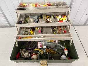 Fishing Tackle Box - Plano 6300 Loaded With Lures