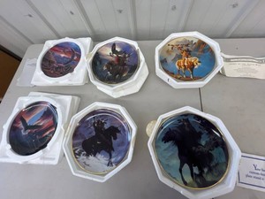 Franklin Mint Crestley Collection Collector Plates (Lot of 6)