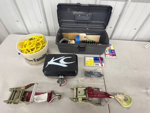 Ratchet Straps Rigging Supplies Mixed Lot w HiLites 57 Series Rectangular Driving Light
