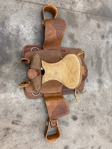 Western Saddle - Brown Leather