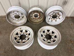 Steel Wheels 16 Inch White (Lot of 5)