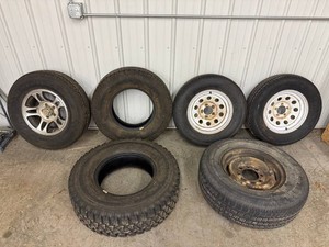 Truck Tires & Rims Mixed Lot