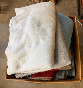 Assortment of Towels & Moving Blankets