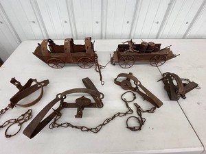 Rustic Metal Horse Harness Parts & Figurines Mixed Lot