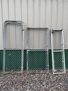 Chain Link Fence Gates (Lot of 3)
