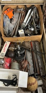 Large Hardware Assortment inc Hitch - Drawer Contents Only
