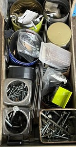 Large Lot of Screws, Fasteners, Char-Broil FixItUp Ignitor & Assorted Hardware