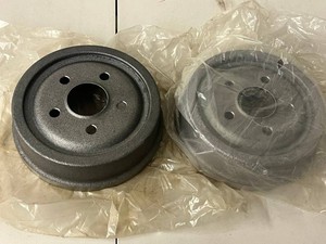 Brake Drums Cast Iron Pair - one still sealed