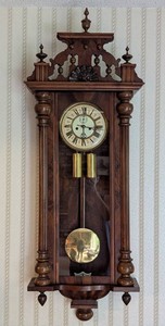 LLR - Antique Gustav Becker Vienna Regulator Wall Clock