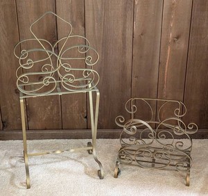 LLR - Vintage Brass Magazine Holders (Lot of 2)