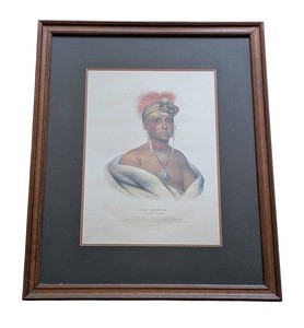LLR - Antique Mon-Chonsia Kansas Chief Framed Print