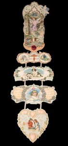 K1 - Antique Victorian Valentine Card Pair