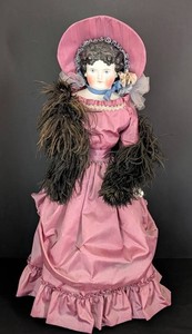B2 - Antique 22in Porcelain Doll