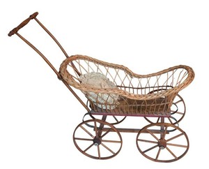 B2 - Antique Doll Carriage