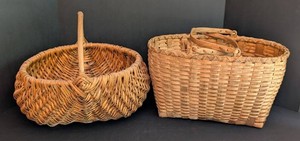 K - Pair of Woven Baskets