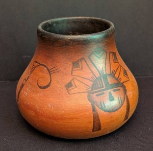 K - Signed Navajo Pottery Vessel
