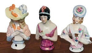 LL2 - German Porcelain Half Dolls (Set of 3)