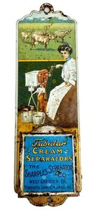 Antique Sharples Cream Separators Lithograph Match Holder