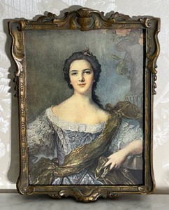 CL - Jean Marc Nattier Victoire of France Reproduction Print Framed