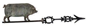 Vintage Pig Weather Vane