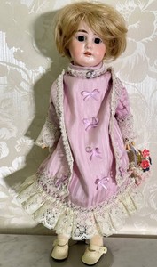 LR - Antique Bisque Doll 1894 AM 3 DEP Mark