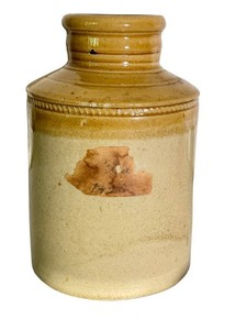 KF - Antique William Powell Salt Glazed Stoneware Jar