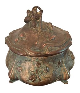 LL2 - Antique Art Nouveau Jewelry Casket