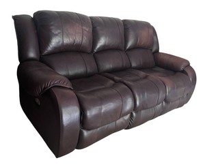 LLR - Brown Leather Power Reclining Sofa