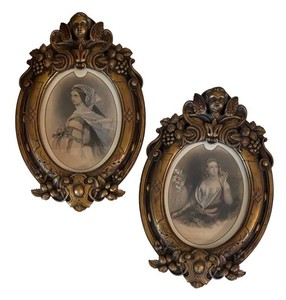 LL2 - Vintage Hand Colored Portraits from the Gallery of Byron Beauties & Lord Byrons Poem Don Juan