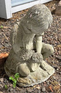 FY - Darling Cement Girl Sculpture