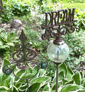 BY - Two Decorative Yard Stakes