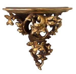 LL2 - Vintage Italian Florentine Giltwood Sconce