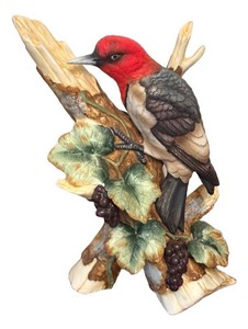 LL2 - Woodpecker Porcelain Sculpture by Andrea