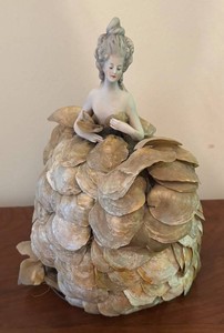 LL2 - Antique Half Doll With Shell Skirt