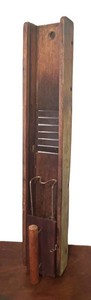 LL2 - Antique Home Vegetable Slicer, Antique Mezzaluna Herb Chopper