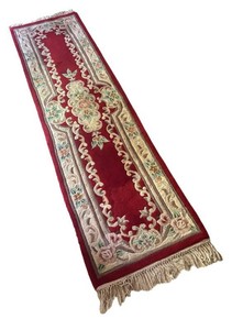 LLR - Vintage Chinese Art Deco Peking Style Runner Rug