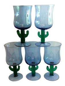 K - Saguaro Cactus Stemware