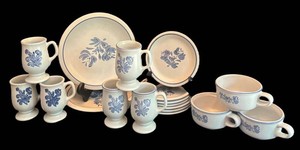 K - Pfaltzgraff Yorktowne Stoneware Dinner Plates, Bowls & Mugs