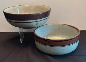 K - Two Pottery Bowls by Otagiri and More