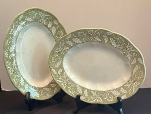 K - Two Vintage J&G Meakin Renaissance Platters