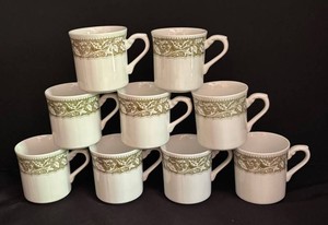 K - Nine Vintage JG Meakin Renaissance Mugs
