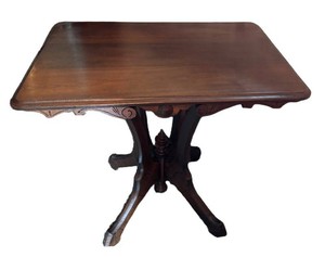 LL1 - Antique Victorian Eastlake Renaissance Revival Table