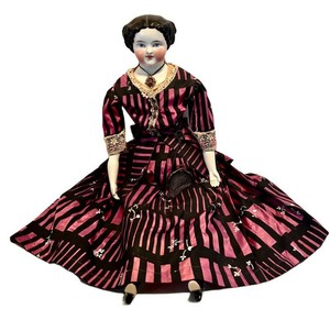 LL1 - Antique German China Head Doll