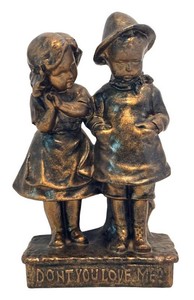 LL1 - Dont You Love Me Bronze Children Figurine