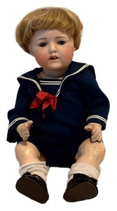 LL1 - Antique German Character Doll in Sailor Outfit