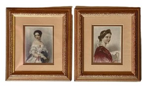LL1 - Victorian Portrait Paintings of Women (Lot of 2)
