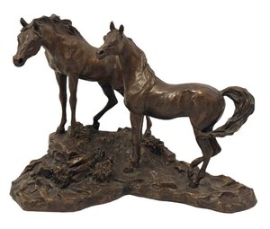 LL2 - Intruder by Lanford Monroe Horse Sculpture Franklin Gallery