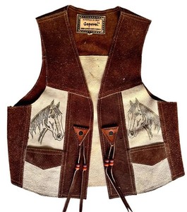 LLR - Vintage Caporal Kids Western Leather Vest